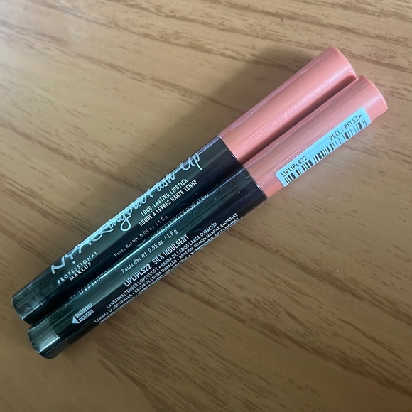 2 Pack- NYX Lingerie Push Up Lipsticks-SILK INDULGEMENT - Picture 4 of 4